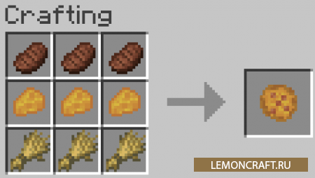 Мод на еду Food Mod Plus [1.16.5]